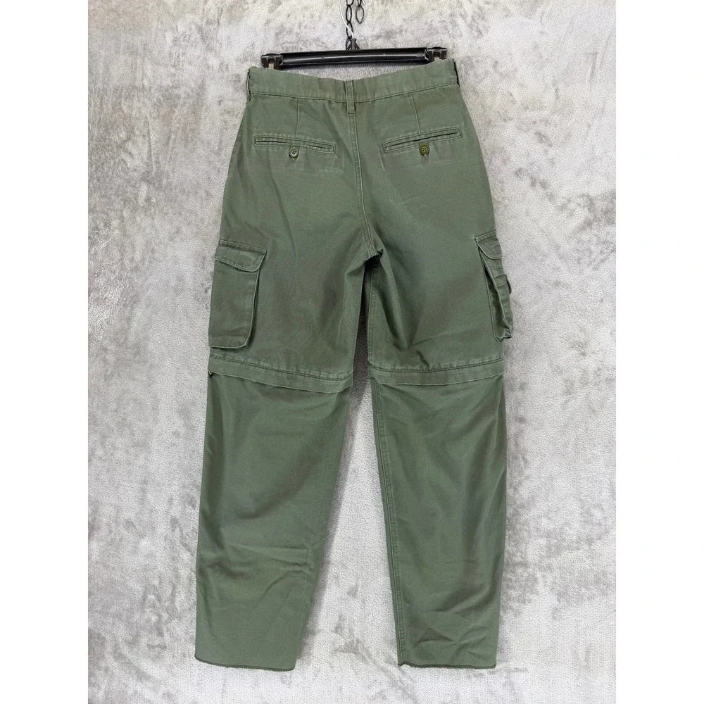 Boy Scouts of America Convertible Uniform Pants Youth 12 Olive Green Cargo